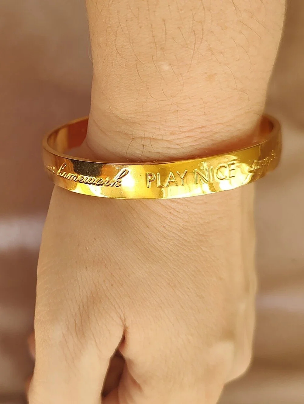kate spade gold tone